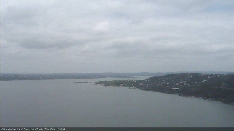 Lake Travis webcam, June 14, 2016 11:15 AM CT