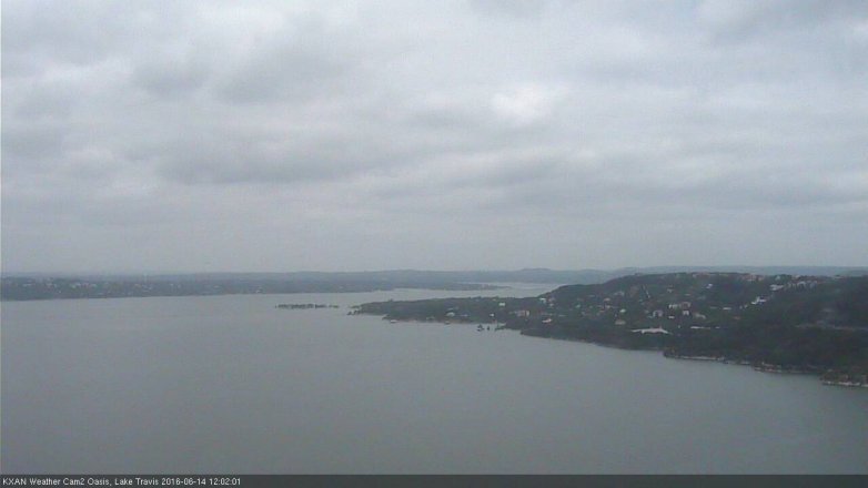 Lake Travis webcam, June 14, 2016 11:20 AM CT