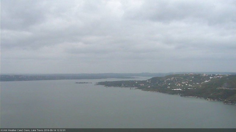 Lake Travis webcam, June 14, 2016 11:40 AM CT