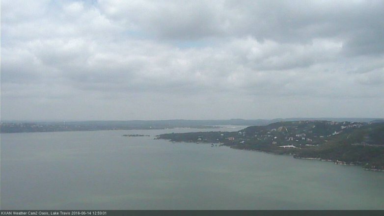Lake Travis webcam, June 14, 2016 12:10 PM CT