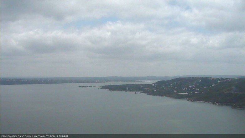 Lake Travis webcam, June 14, 2016 12:30 PM CT
