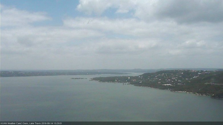 Lake Travis webcam, June 14, 2016 12:55 PM CT