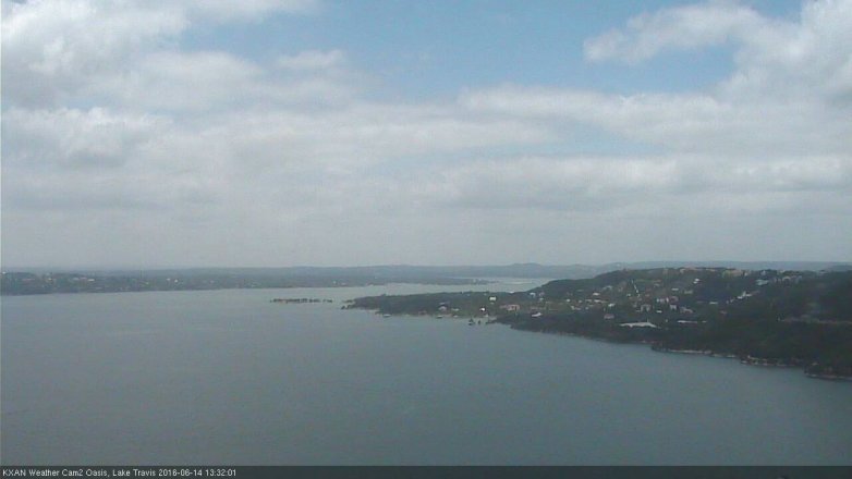 Lake Travis webcam, June 14, 2016 1:00 PM CT