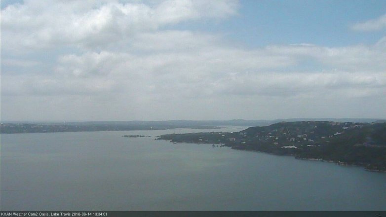 Lake Travis webcam, June 14, 2016 1:05 PM CT