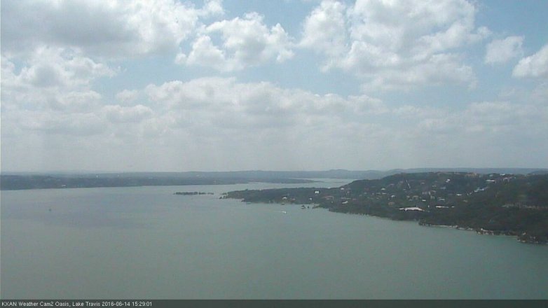 Lake Travis webcam, June 14, 2016 2:40 PM CT