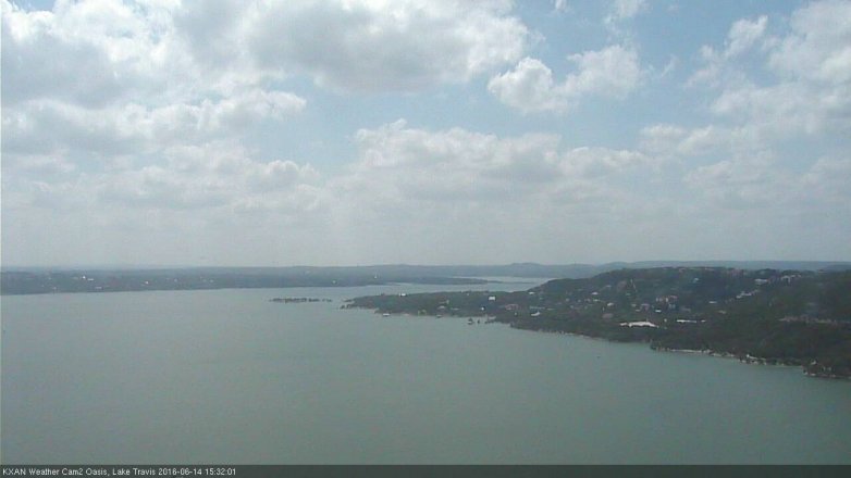 Lake Travis webcam, June 14, 2016 2:50 PM CT