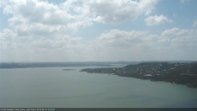 Lake Travis webcam, June 14, 2016 3:05 PM CT