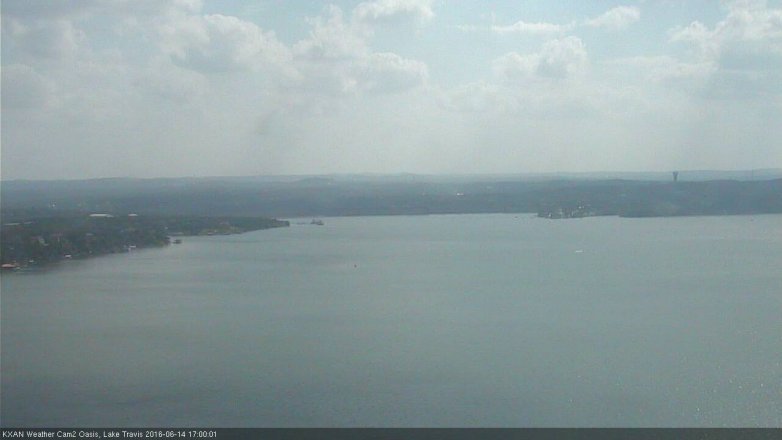 Lake Travis webcam, June 14, 2016 4:10 PM CT