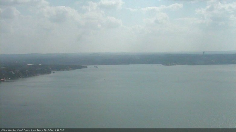Lake Travis webcam, June 14, 2016 4:15 PM CT