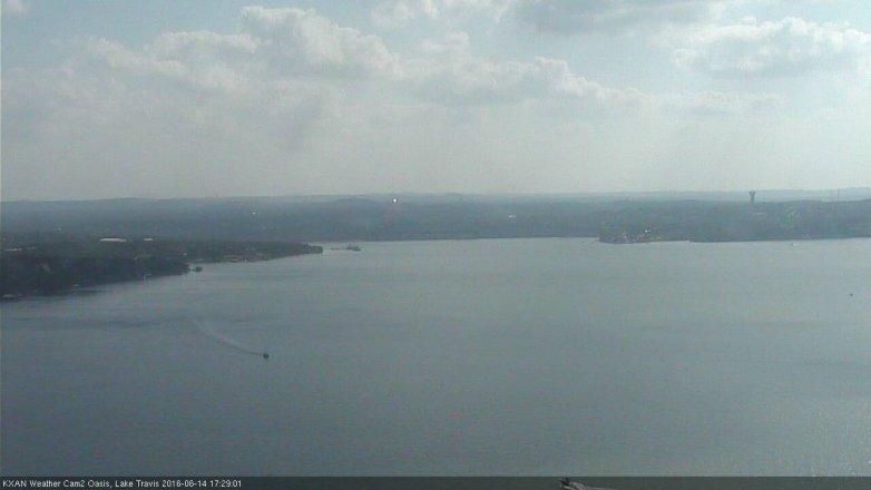 Lake Travis webcam, June 14, 2016 4:40 PM CT