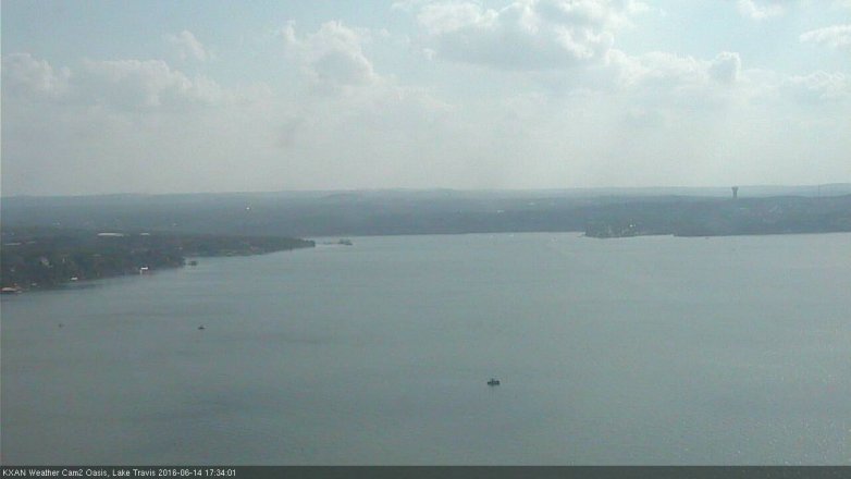 Lake Travis webcam, June 14, 2016 5:05 PM CT