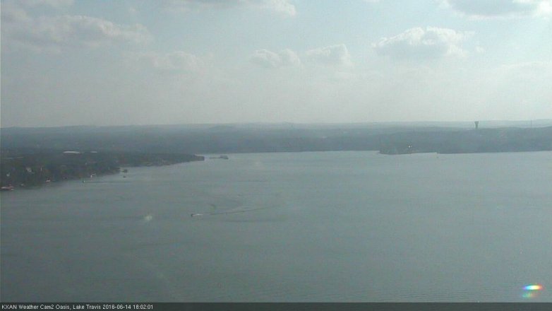 Lake Travis webcam, June 14, 2016 5:10 PM CT
