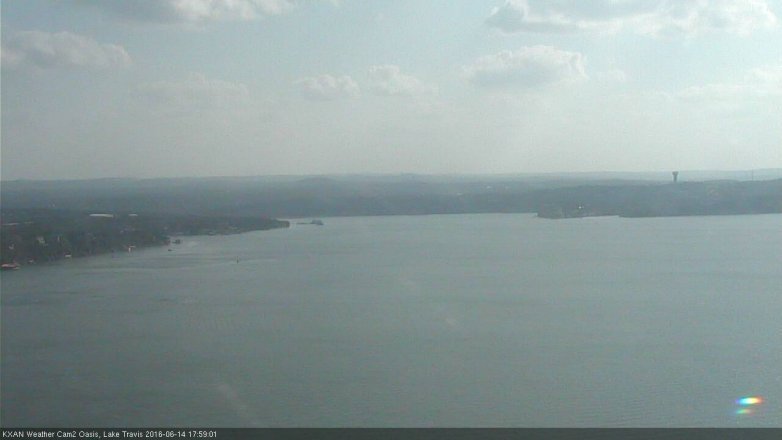 Lake Travis webcam, June 14, 2016 5:30 PM CT