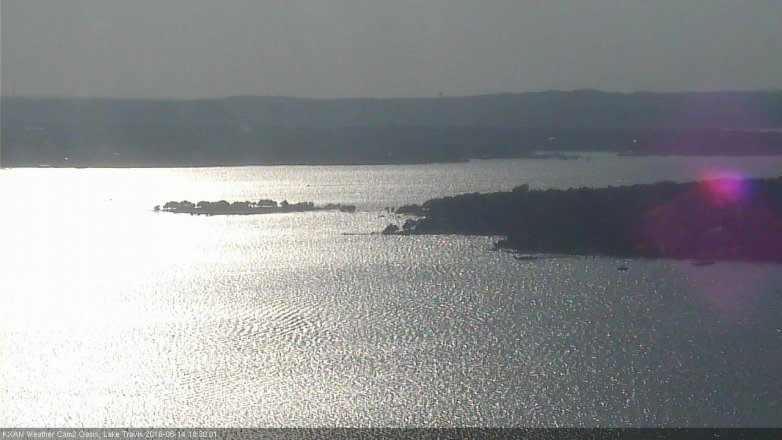 Lake Travis webcam, June 14, 2016 5:50 PM CT