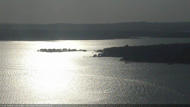 Lake Travis webcam, June 14, 2016 6:25 PM CT
