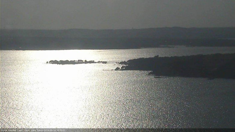 Lake Travis webcam, June 14, 2016 6:30 PM CT