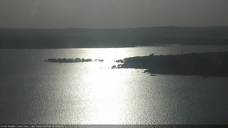 Lake Travis webcam, June 14, 2016 7:00 PM CT