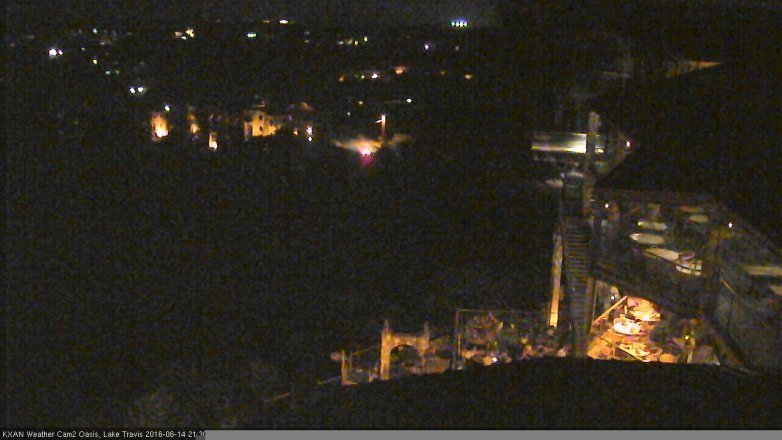 Lake Travis webcam, June 14, 2016 8:40 PM CT