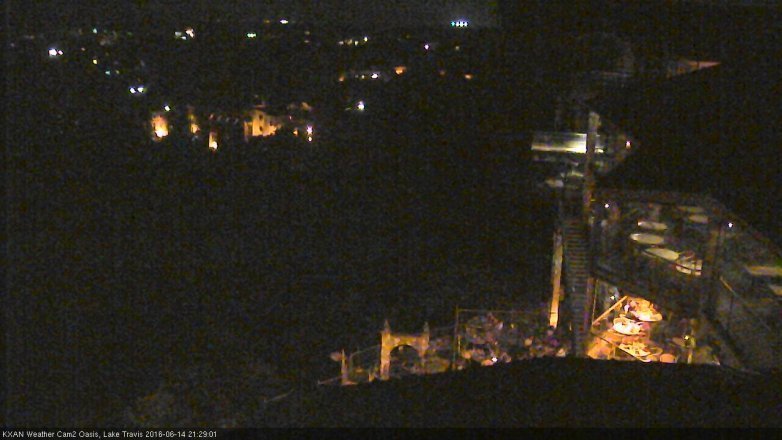 Lake Travis webcam, June 14, 2016 8:55 PM CT