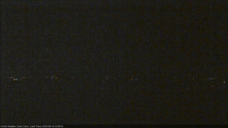 Lake Travis webcam, June 14, 2016 10:05 PM CT