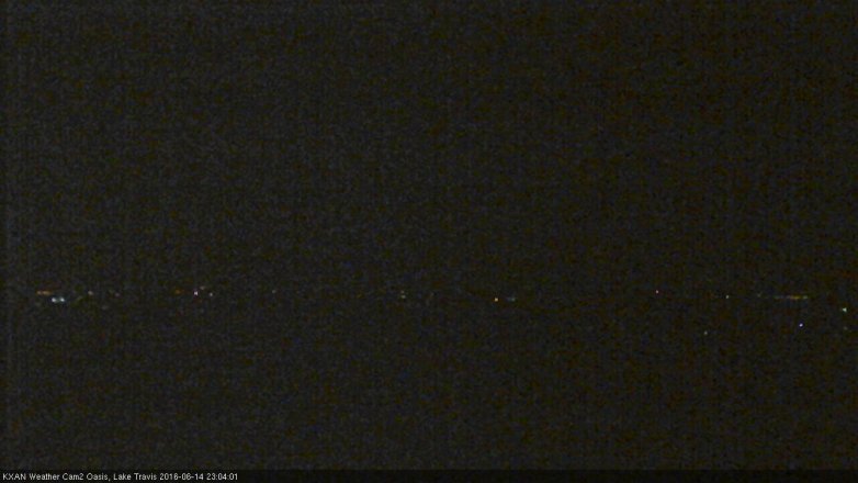 Lake Travis webcam, June 14, 2016 10:25 PM CT