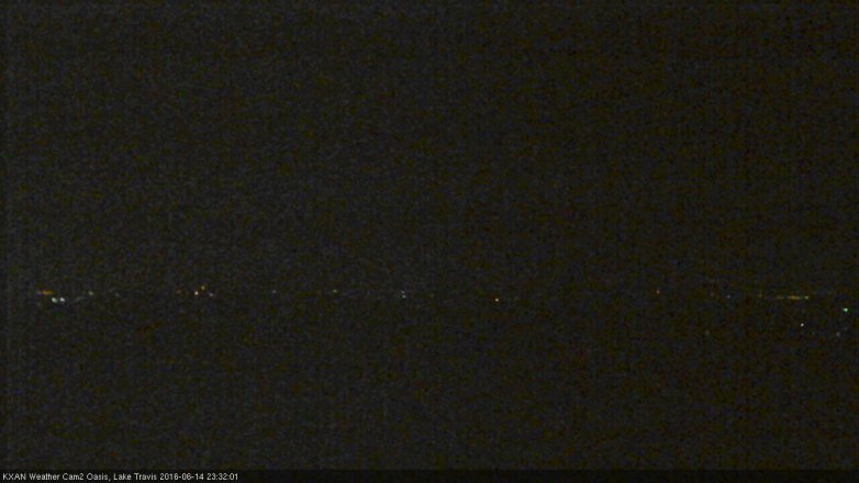 Lake Travis webcam, June 14, 2016 10:40 PM CT