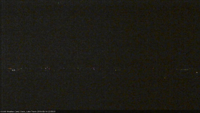 Lake Travis webcam, June 14, 2016 11:20 PM CT