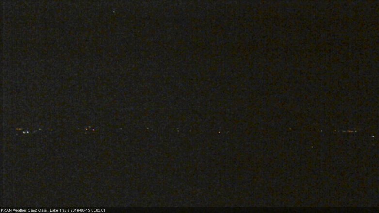 Lake Travis webcam, June 14, 2016 11:30 PM CT