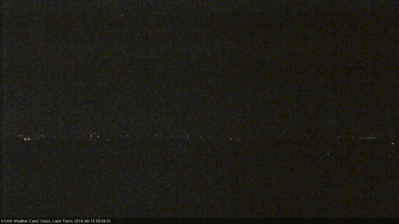 Lake Travis webcam, June 14, 2016 11:35 PM CT
