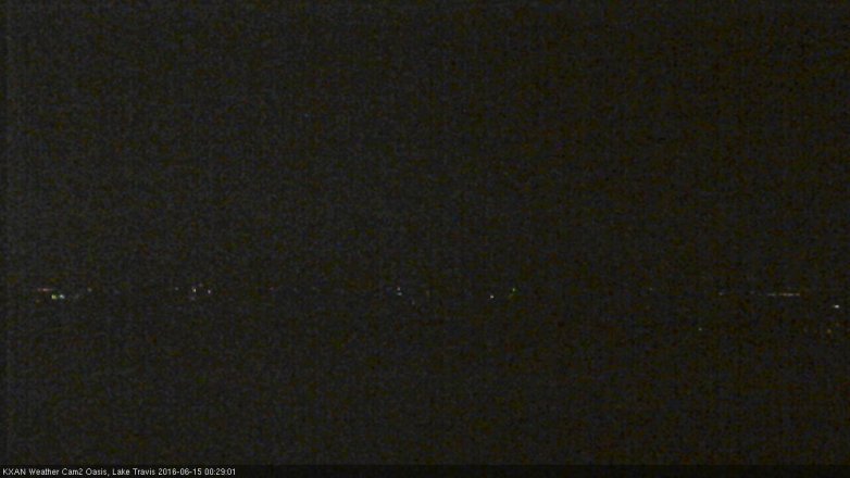 Lake Travis webcam, June 14, 2016 11:55 PM CT
