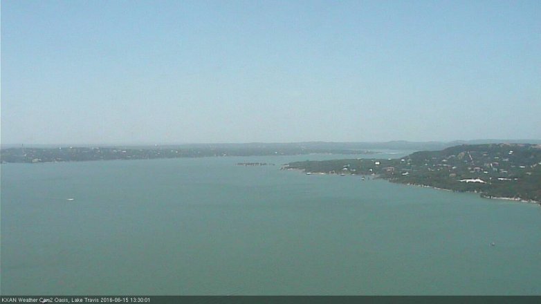 Lake Travis webcam, June 15, 2016 12:35 PM CT