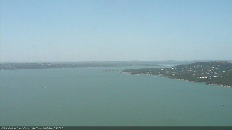 Lake Travis webcam, June 15, 2016 12:50 PM CT