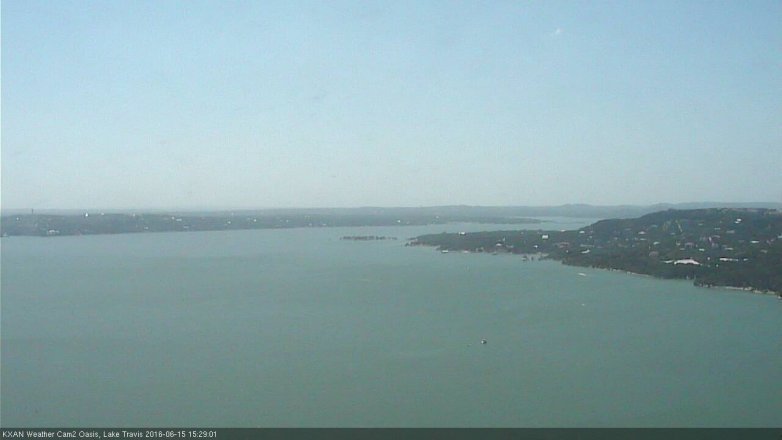Lake Travis webcam, June 15, 2016 3:00 PM CT