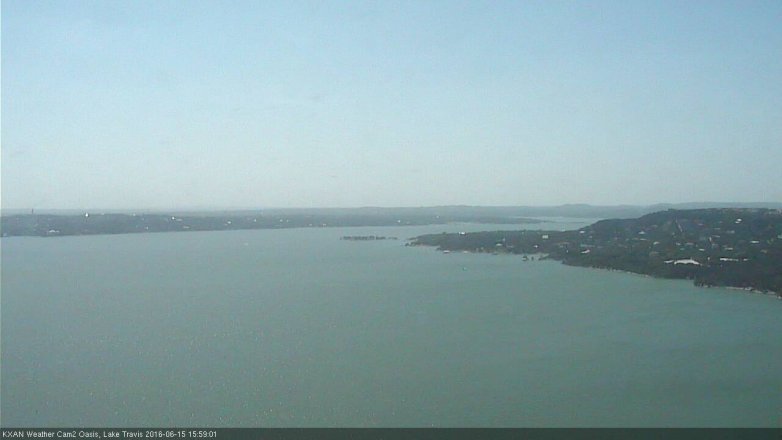 Lake Travis webcam, June 15, 2016 3:05 PM CT