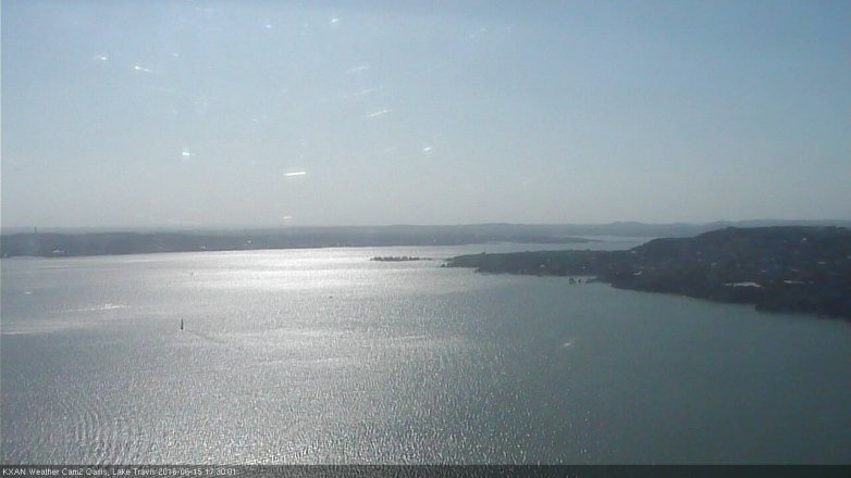 Lake Travis webcam, June 15, 2016 4:40 PM CT