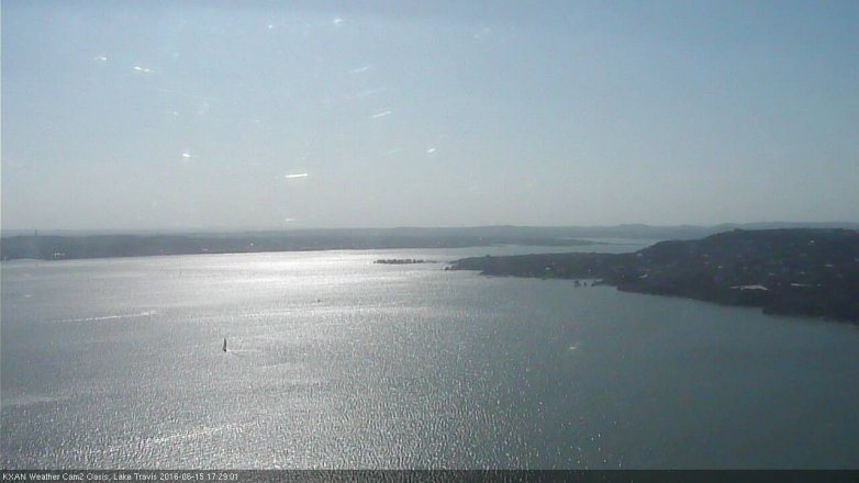 Lake Travis webcam, June 15, 2016 4:45 PM CT