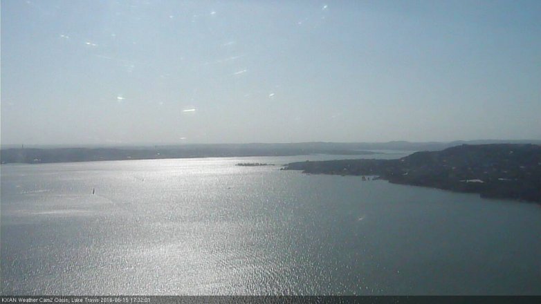 Lake Travis webcam, June 15, 2016 4:50 PM CT