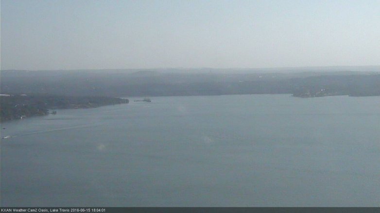 Lake Travis webcam, June 15, 2016 5:30 PM CT