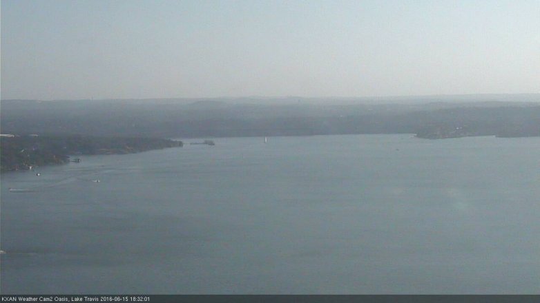 Lake Travis webcam, June 15, 2016 6:00 PM CT