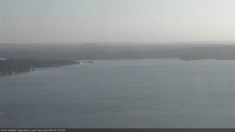 Lake Travis webcam, June 15, 2016 7:00 PM CT