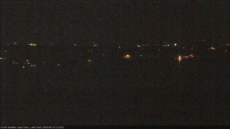 Lake Travis webcam, June 15, 2016 8:45 PM CT