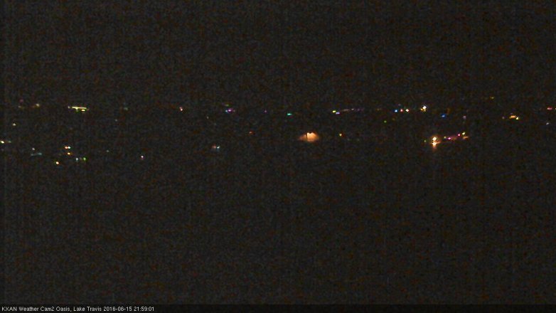 Lake Travis webcam, June 15, 2016 9:10 PM CT