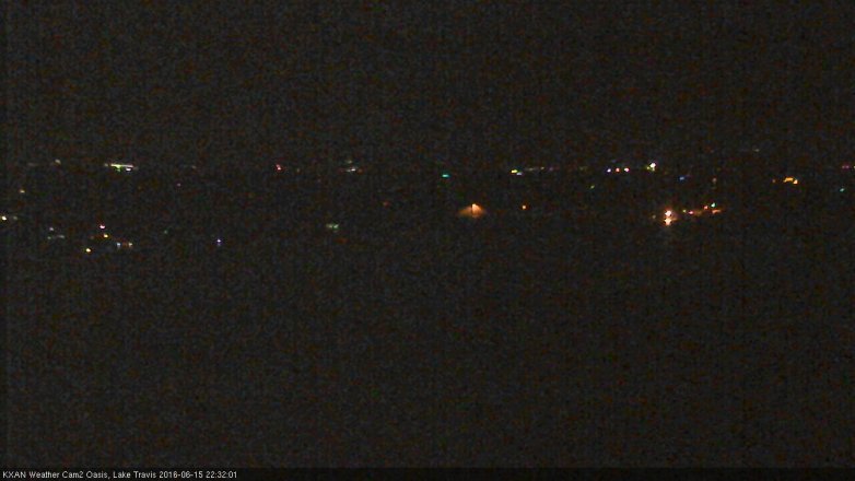 Lake Travis webcam, June 15, 2016 9:35 PM CT