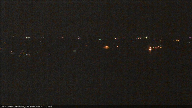 Lake Travis webcam, June 15, 2016 10:10 PM CT
