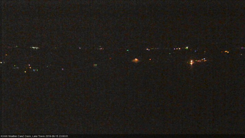 Lake Travis webcam, June 15, 2016 10:20 PM CT