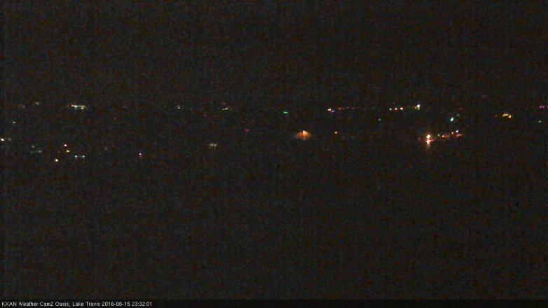 Lake Travis webcam, June 15, 2016 10:35 PM CT
