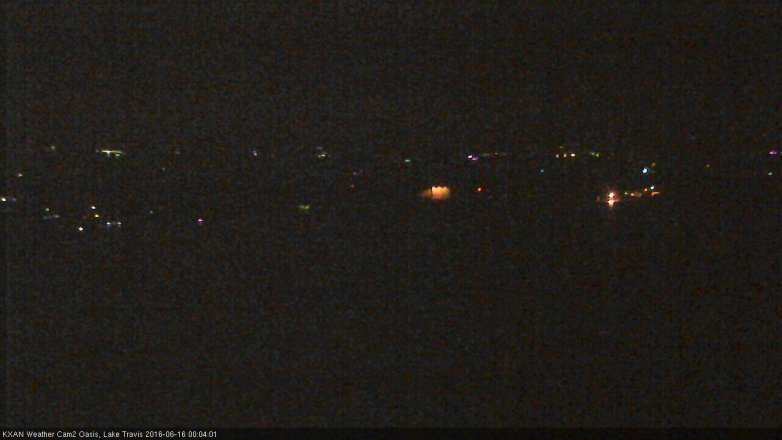 Lake Travis webcam, June 15, 2016 11:35 PM CT