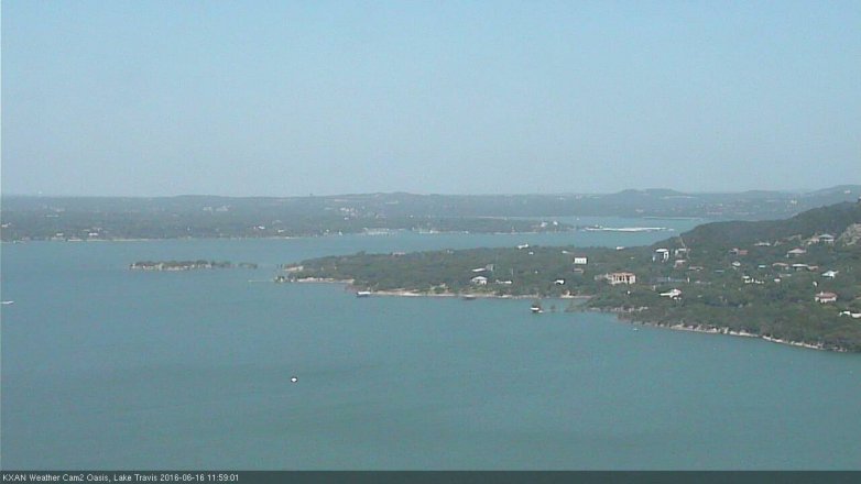 Lake Travis webcam, June 16, 2016 11:30 AM CT