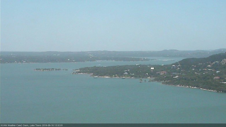 Lake Travis webcam, June 16, 2016 12:50 PM CT