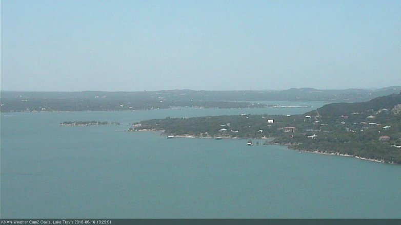 Lake Travis webcam, June 16, 2016 12:55 PM CT